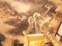 萬慶寺の天井墨絵「龍神」