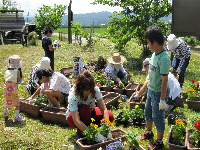 高御堂集落　花いっぱい運動