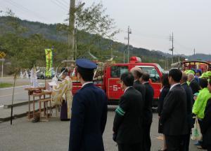 交通安全祈願祭の様子