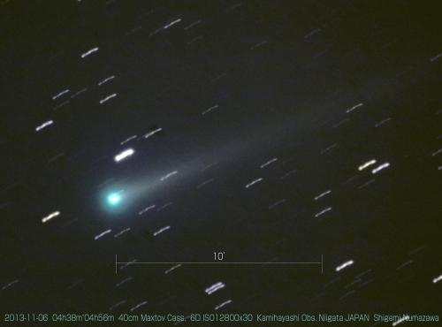 アイソン彗星の様子