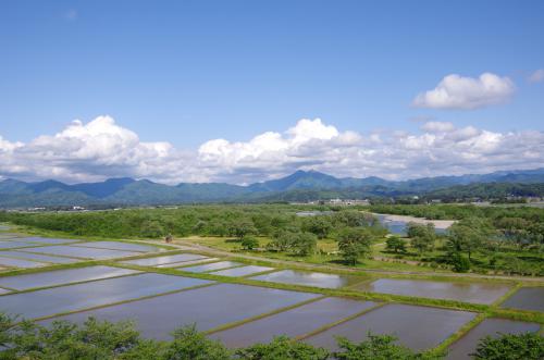 村上市の風景