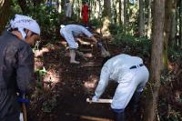 避難道整備作業の様子その１