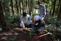 避難道整備作業の様子その２