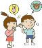 女の子と男の子のイラスト