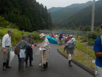 現地踏査の様子（越沢集落）