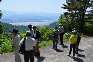 登山口からの眺望