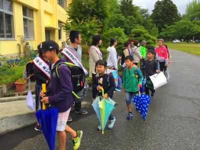 三面小学校　地域に広げるあいさつ運動