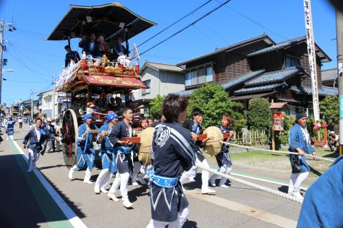 瀬波大祭（瀬波上町おしゃぎり）