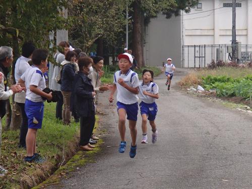 三面小学校マラソン大会