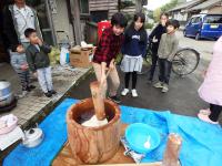 餅つき体験