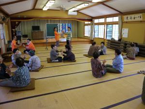 鯛と蛸の手押し相撲