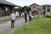 今宿集落　ゴミ拾い、花植え作業1