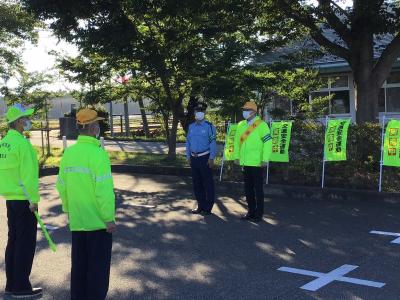 秋の全国交通安全市長あいさつ