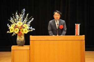 斎藤洋明衆議院議員の祝辞