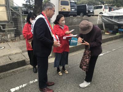 赤い羽根街頭募金活動②