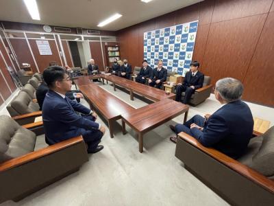 村上桜丘高校よりご寄付いただきました