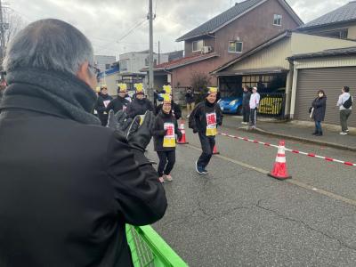 村上市元旦マラソン大会①