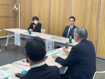 文部科学副大臣が視察に訪れました①