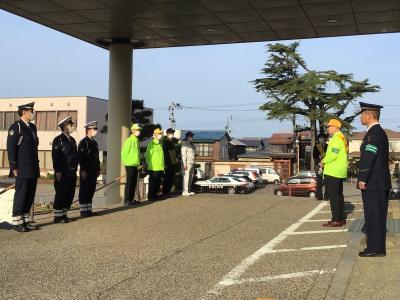 春の全国交通安全運動出発式