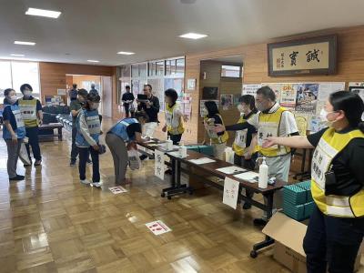 避難所開設・運営訓練①