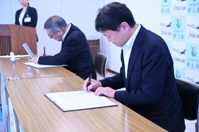 トキエア株式会社様と包括連携協定を締結しました②