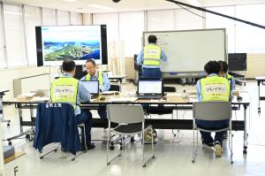 初動対処訓練の様子