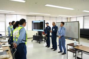 初動対処訓練の様子