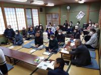 講演中