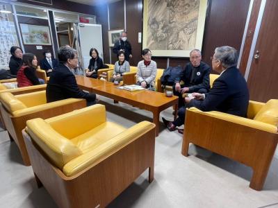 「新ボトナム会」の皆様が来庁①