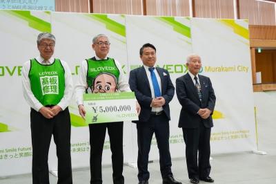 紺綬褒章伝達式・感謝状贈呈式②