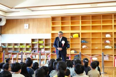 神林学童保育所の開所式を行いました①