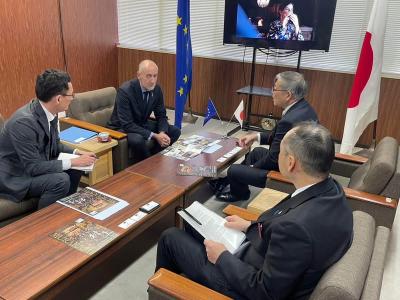 駐日欧州連合（EU）大使が来庁②