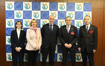 駐日欧州連合（EU）大使が来庁③