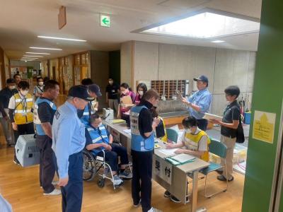 避難所設置・運営訓練②