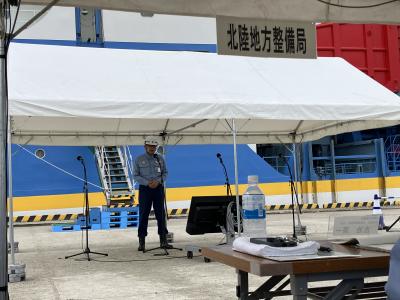 岩船港防災訓練①