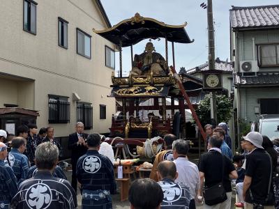 長井町の大八車と心棒が新調されました①