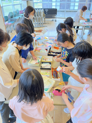 工作をしている様子