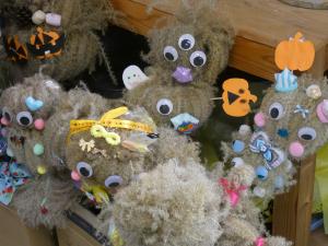 ススキでふくろう作り12　完成