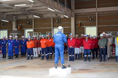 村上圏域合同除雪出動式①