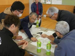 運営ゲームをする様子Ａチーム