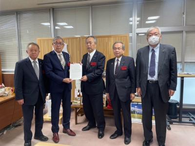 村上市議会より申し入れをいただきました
