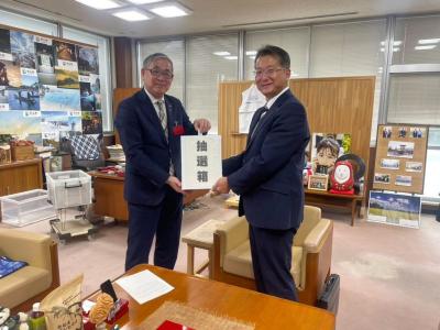 防犯機能付き電話抽選会