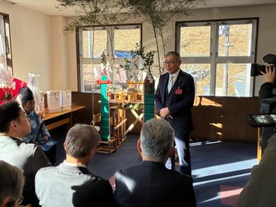 ぶどうスノーリゾート安全祈願祭②