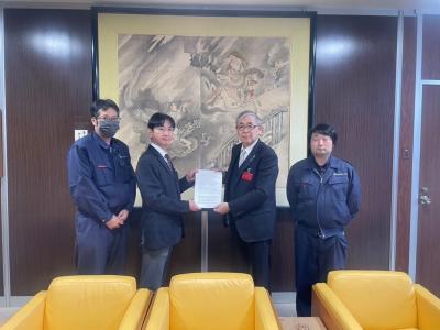 海運・船員の政策諸課題に関する申し入れをいただきました