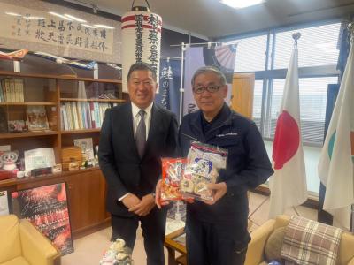 三幸製菓(株)様が訪問されました