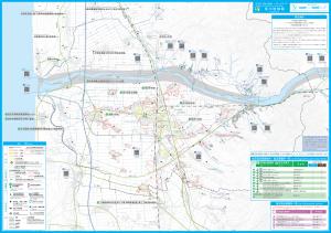 内水ハザードマップ(地図面)