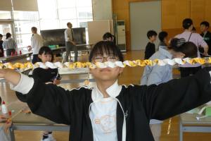 出来たよ。びよんびよーん