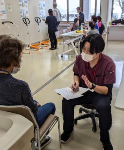 理学療法士の聞き取り