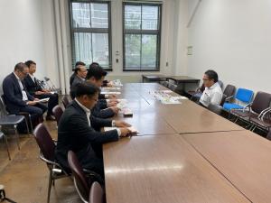 財務省での要望活動の様子