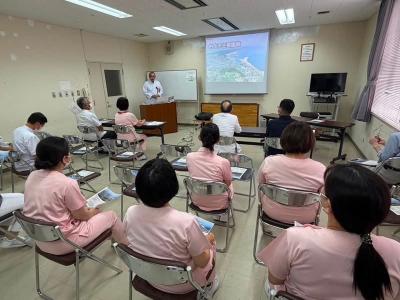 県立坂町病院「一日院長」に就任しました③